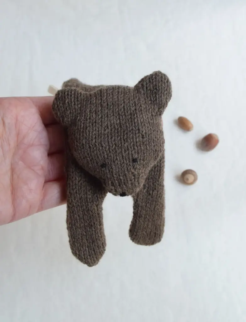 patron tricot ourson