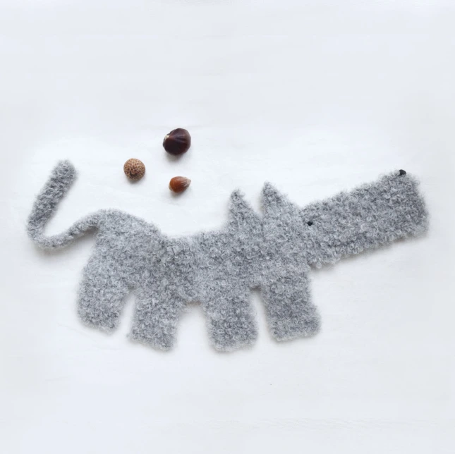 [patron loup L2] Patron de tricot chien-loup